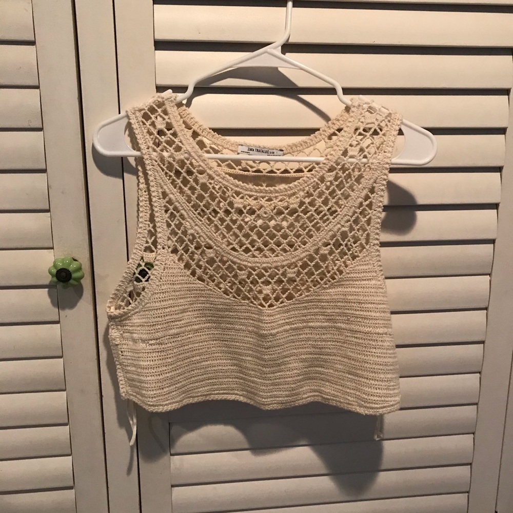 Zara Crochet Crop Top